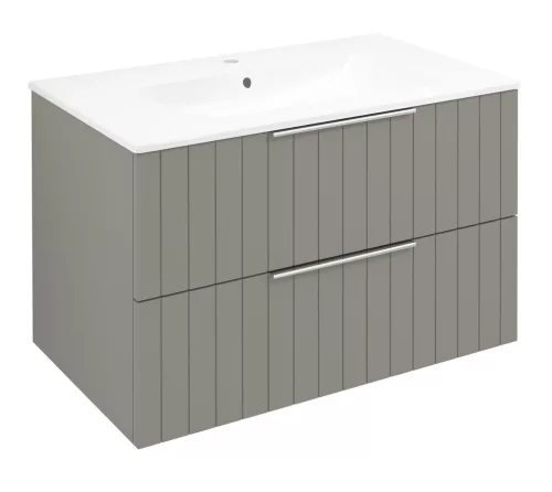 Alsó szekrény, Sapho Cirasa mosdótartó szekrény 2 fiókkal, 79,8x52x46 cm agila strip CR801-4343S