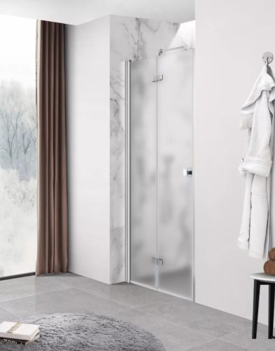 Zuhanyajtó, Aqualife SP-001 matt üveg, 90x190