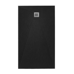 Zuhanytálca, West Zara 90x180 cm, black