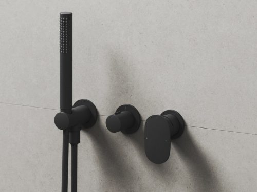 Falba süllyesztett csaptelep,Ravak Spring SG 065.20BLM.O2.+S 2utas,testtel,zuhanyszettel X070553