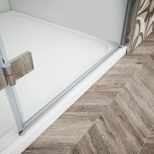 Zuhanykabin,Sapho Trinity Chrome szögletes zuhanykabin,matt üveg,balos 90x100 GT5610-90ML-CH