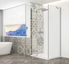 Zuhanykabin,Sapho Trinity Chrome szögletes zuhanykabin,átlátszó üveg,balos 100x120 GT5612-10CL-CH