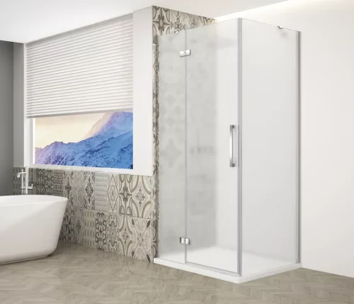 Zuhanykabin,Sapho Trinity Chrome szögletes zuhanykabin,matt üveg,balos 100x120 GT5612-10ML-CH