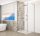 Zuhanykabin,Sapho Trinity Chrome szögletes zuhanykabin,átlátszó üveg,balos 80x120 GT5612-80CL-CH