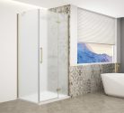 Zuhanykabin,Sapho Trinity Gold Matt szögletes zuhanykabin,matt üveg,jobbos 80x120 GT5612-80MR-G