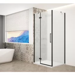  Zuhanykabin,Sapho Trinity Black szögletes zuhanykabin,matt üveg,balos 90x120 GT5612-90ML-B