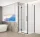 Zuhanykabin,Sapho Trinity Black szögletes zuhanykabin,matt üveg,balos 90x120 GT5612-90ML-B