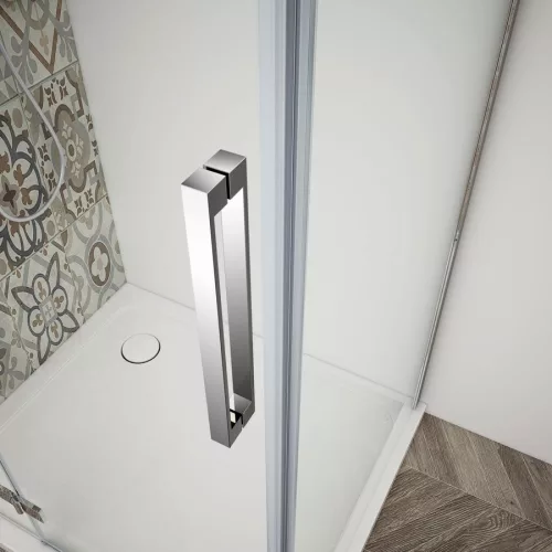 Zuhanykabin,Sapho Trinity Chrome szögletes zuhanykabin,matt üveg,jobbos 90x120 GT5612-90MR-CH