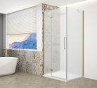 Zuhanykabin,Sapho Trinity Gold Matt szögletes zuhanykabin,matt üveg,balos 110x80 GT5680-11ML-G