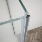 Zuhanykabin,Sapho Trinity Chrome szögletes zuhanykabin,átlátszó üveg,balos 120x80 GT5680-12CL-CH