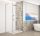 Zuhanykabin,Sapho Trinity Chrome szögletes zuhanykabin,átlátszó üveg,jobbos 120x80 GT5680-12CR-CH