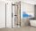 Zuhanykabin,Sapho Trinity Black szögletes zuhanykabin,átlátszó üveg,jobbos 80x80 GT5680-80CR-B
