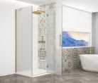 Zuhanykabin,Sapho Trinity Gold Matt szögletes zuhanykabin,matt üveg,jobbos 80x80 GT5680-80MR-G