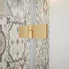Zuhanykabin,Sapho Trinity Gold Matt szögletes zuhanykabin,matt üveg,jobbos 80x80 GT5680-80MR-G