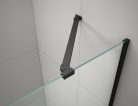 Zuhanykabin,Sapho Trinity Black szögletes zuhanykabin,matt üveg,jobbos 90x80 GT5680-90MR-B
