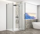 Zuhanykabin,Sapho Trinity Black szögletes zuhanykabin,matt üveg,jobbos 90x80 GT5680-90MR-B