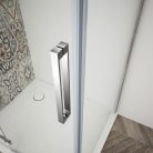 Zuhanykabin,Sapho Trinity Chrome szögletes zuhanykabin,matt üveg,balos 100x90 GT5690-10ML-CH