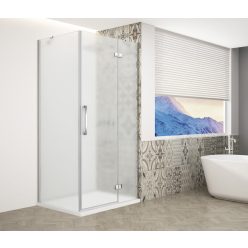   Zuhanykabin,Sapho Trinity Chrome szögletes zuhanykabin,matt üveg,jobbos 100x90 GT5690-10MR-CH