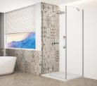 Zuhanykabin,Sapho Trinity Chrome szögletes zuhanykabin,átlátszó üveg,balos 110x90 GT5690-11CL-CH