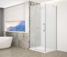 Zuhanykabin,Sapho Trinity Chrome szögletes zuhanykabin,matt üveg,balos 110x90 GT5690-11ML-CH
