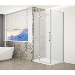   Zuhanykabin,Sapho Trinity Chrome szögletes zuhanykabin,matt üveg,balos 110x90 GT5690-11ML-CH