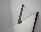 Zuhanykabin,Sapho Trinity Black szögletes zuhanykabin,átlátszó üveg,balos 120x90 GT5690-12CL-B