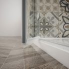 Zuhanykabin,Sapho Trinity Chrome szögletes zuhanykabin,matt üveg,balos 120x90 GT5690-12ML-CH