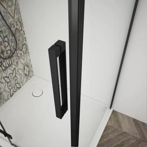 Zuhanykabin,Sapho Trinity Black szögletes zuhanykabin,matt üveg,jobbos 120x90 GT5690-12MR-B