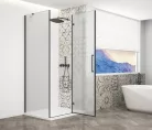 Zuhanykabin,Sapho Trinity Black szögletes zuhanykabin,matt üveg,jobbos 120x90 GT5690-12MR-B