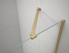 Zuhanykabin,Sapho Trinity Gold Matt szögletes zuhanykabin,átlátszó üveg,jobb 80x90 GT5690-80CR-G