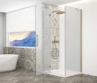 Zuhanykabin,Sapho Trinity Gold Matt szögletes zuhanykabin,matt üveg,balos 80x90 GT5690-80ML-G