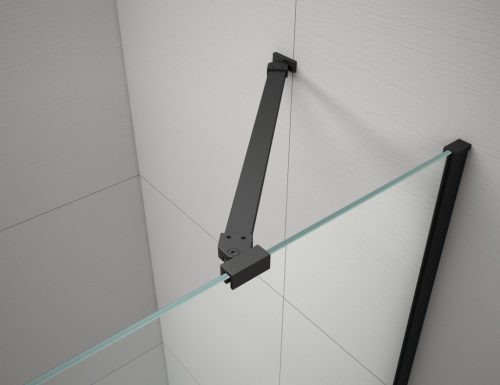 Zuhanykabin,Sapho Trinity Black szögletes zuhanykabin,matt üveg,balos 90x90 GT5690-90ML-B