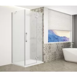  Zuhanykabin,Sapho Trinity Chrome szögletes zuhanykabin,matt üveg,jobbos 90x90 GT5690-90MR-CH