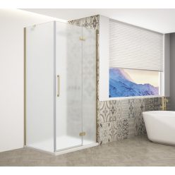   Zuhanykabin,Sapho Trinity Gold Matt szögletes zuhanykabin,matt üveg,jobbos 90x90 GT5690-90MR-G