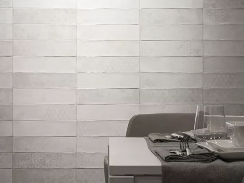 Dekorcsempe, Cifre Omnia Decor White 7,5x30 cm