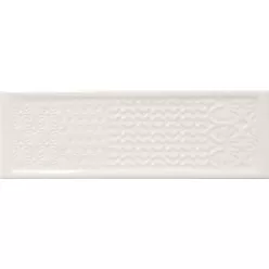 Dekorcsempe, Cifre Titan Decor White 10x30,5 cm