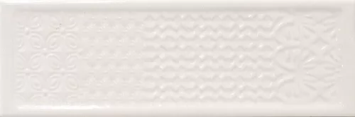 Dekorcsempe, Cifre Titan Decor White 10x30,5 cm