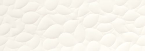 Dekorcsempe, Love Genesis Leaf White Matt 35x100 cm
