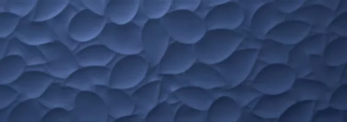 Dekorcsempe, Love Genesis Leaf Deep Blue Matt 35x100 cm