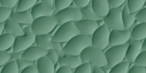 Dekorcsempe, Love Genesis Leaf Green Matt 35x100 cm