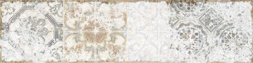 Dekorcsempe, Cifre Soul White Decor 7,5x30 cm
