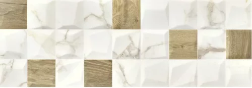 Dekorcsempe, Love Precious Calacatta Gold Rise Matt 35x100 cm