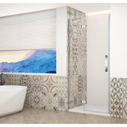   Zuhanyajtó, Sapho Trinity Chrome zuhanyajtó 100 cm, átlátszó üveg, balos GT1210CL-CH