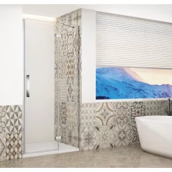   Zuhanyajtó, Sapho Trinity Chrome zuhanyajtó 100 cm, átlátszó üveg, jobbos GT1210CR-CH