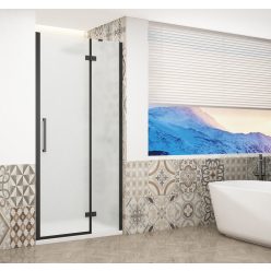   Zuhanyajtó, Sapho Trinity Black zuhanyajtó 100 cm, matt üveg, jobbos GT1210MR-B