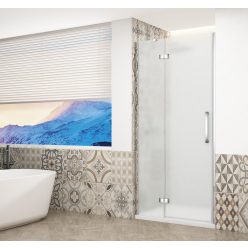   Zuhanyajtó, Sapho Trinity Chrome zuhanyajtó 110 cm, matt üveg, balos GT1211ML-CH