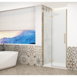   Zuhanyajtó, Sapho Trinity Gold zuhanyajtó 110 cm, matt üveg, balos GT1211ML-G
