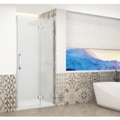   Zuhanyajtó, Sapho Trinity Chrome zuhanyajtó 80 cm, matt üveg, jobbos GT1280MR-CH