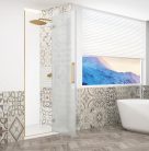 Zuhanyajtó, Sapho Trinity Gold zuhanyajtó 90 cm, matt üveg, jobbos GT1290MR-G