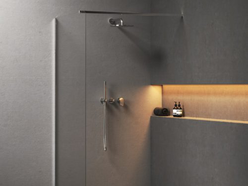 Falba süllyesztett csaptelep,Ravak Spring SG 065.00CR.O2.+S,kétutas,testtel,zuhanyszettel X070534